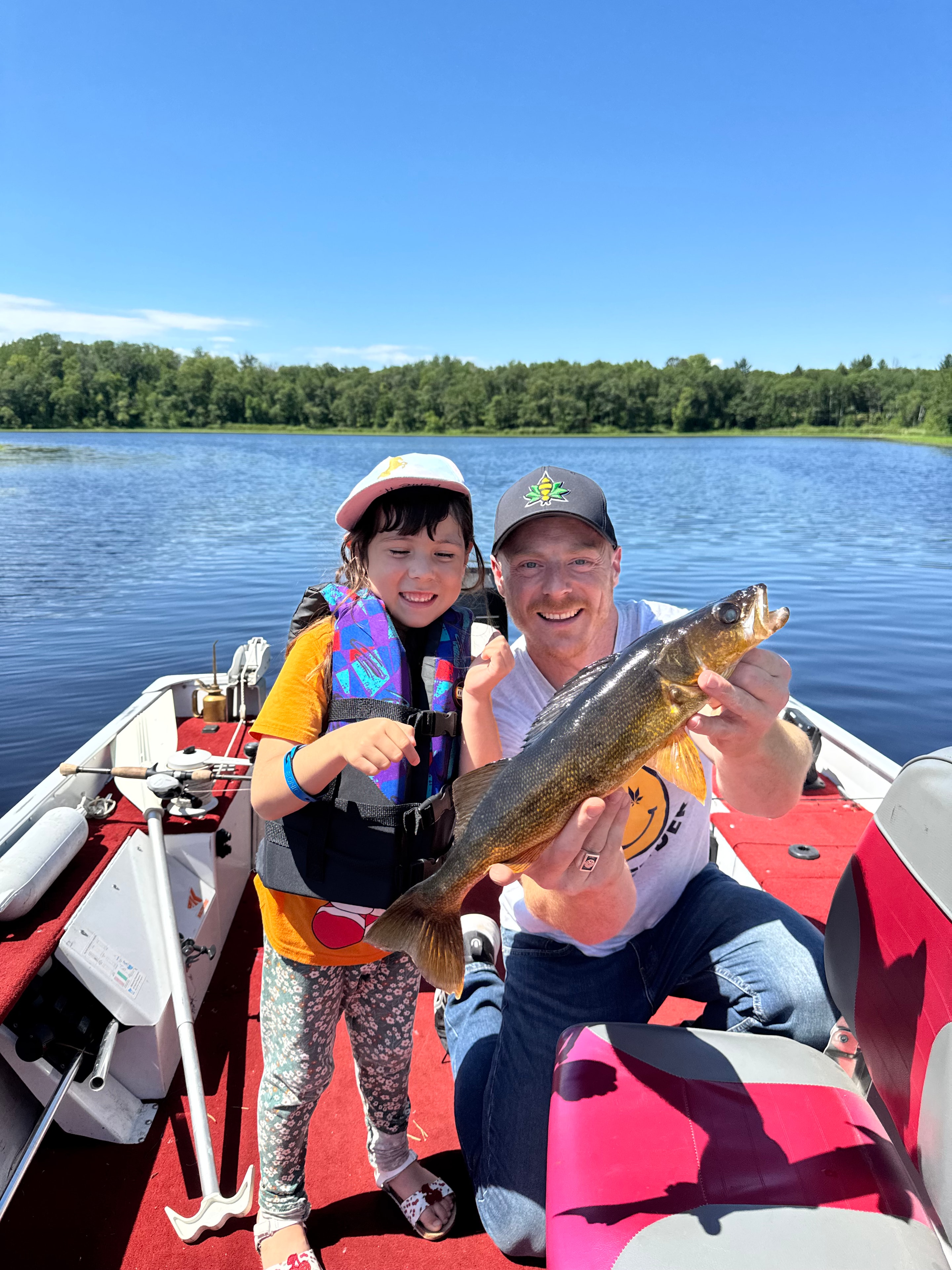 Owner of Torque Auto LLC enjoying time on the water with family